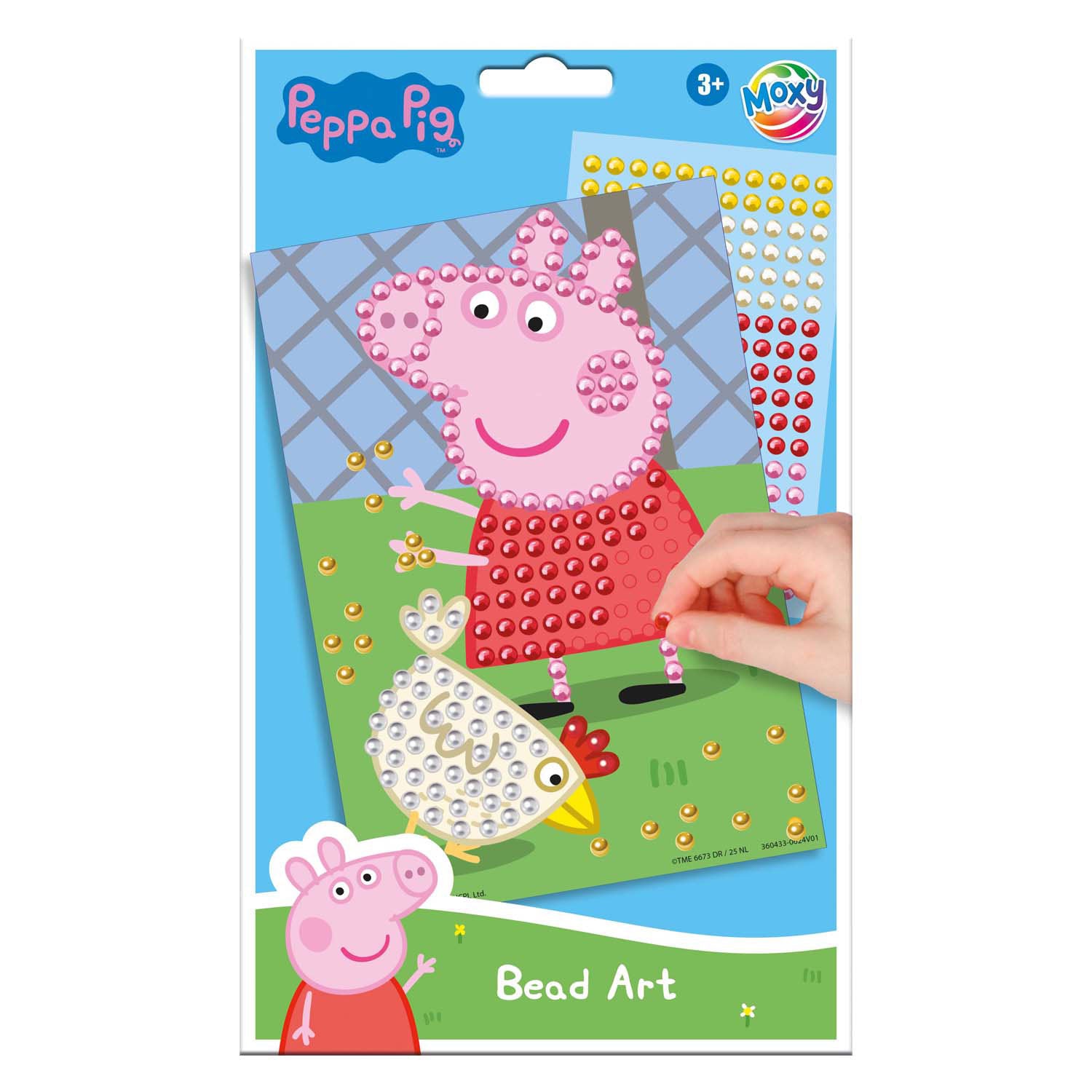 Creatieve knutselgroep kralenkunst knutselen peppa pig