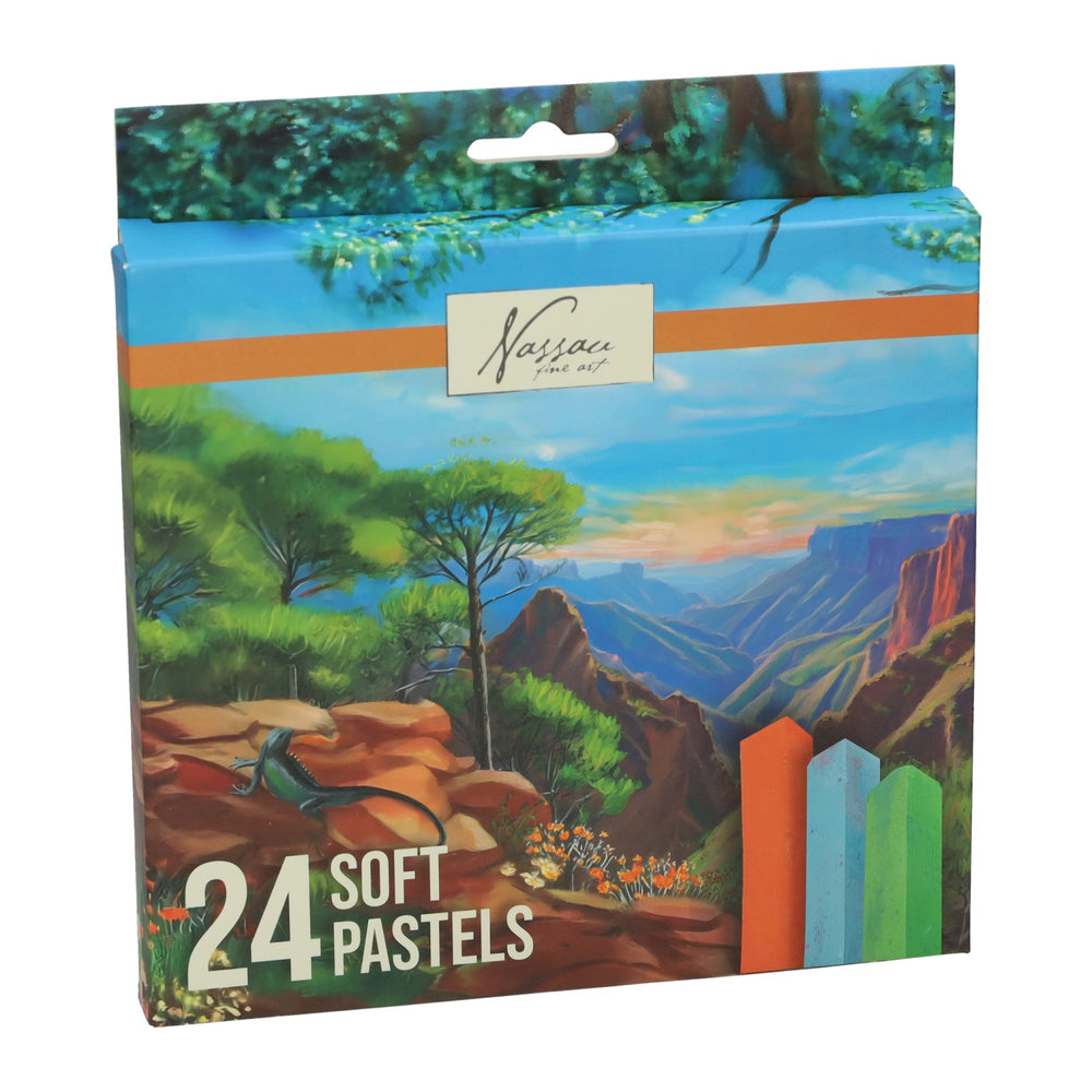 Creatieve knutselgroep zachte pastelverf, set van 24