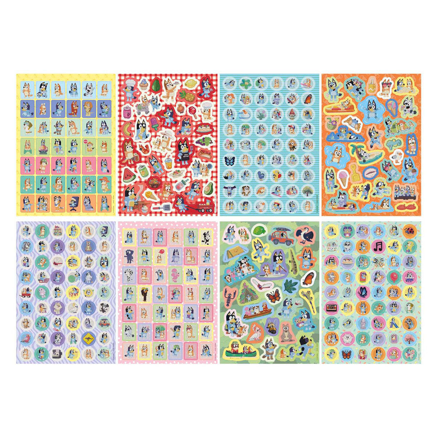 Moxy blueygabby glitter sticker boek a5, 8 vellen