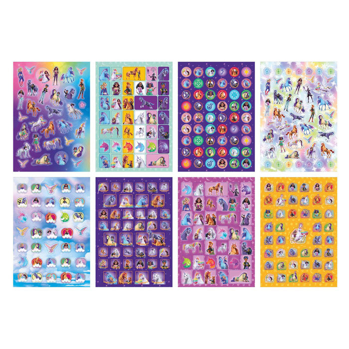 Moxy unicorn glitter sticker boek a5