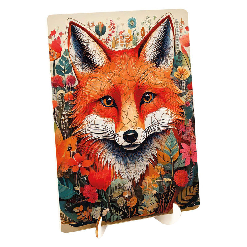 Moxy houten puzzel fox unieke vormen, 130pcs
