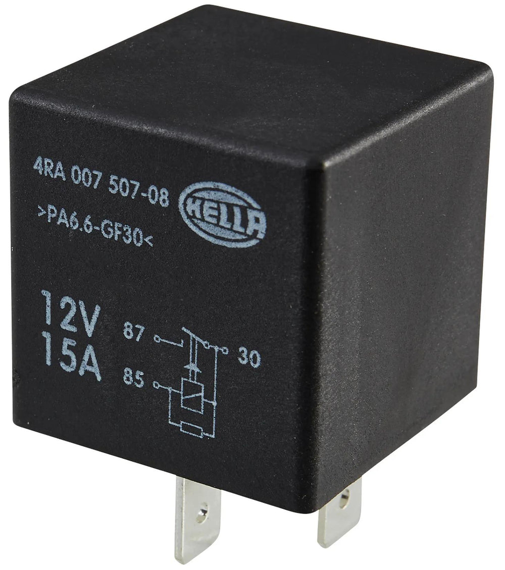 Hella relay, operating current sea nennspann. 12v