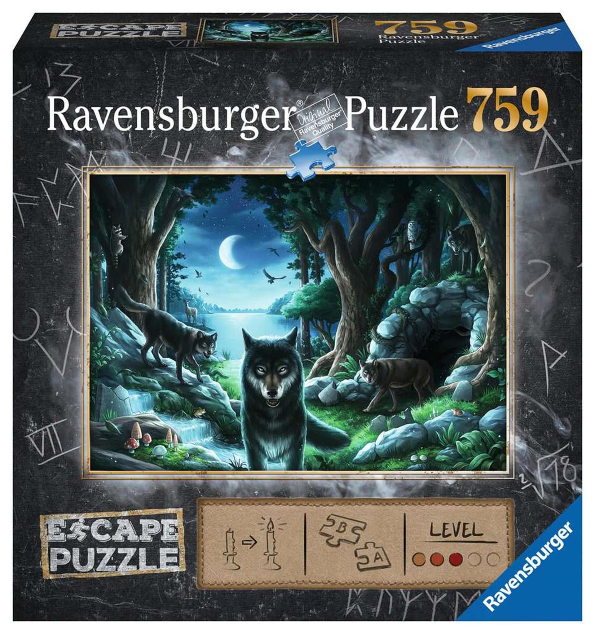 Ravensburger escape 7 curse of the wolves puzzel