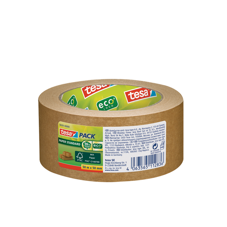 Tesa 1067569 - pack® paper standard ecologo 50:50 | 6 stuks