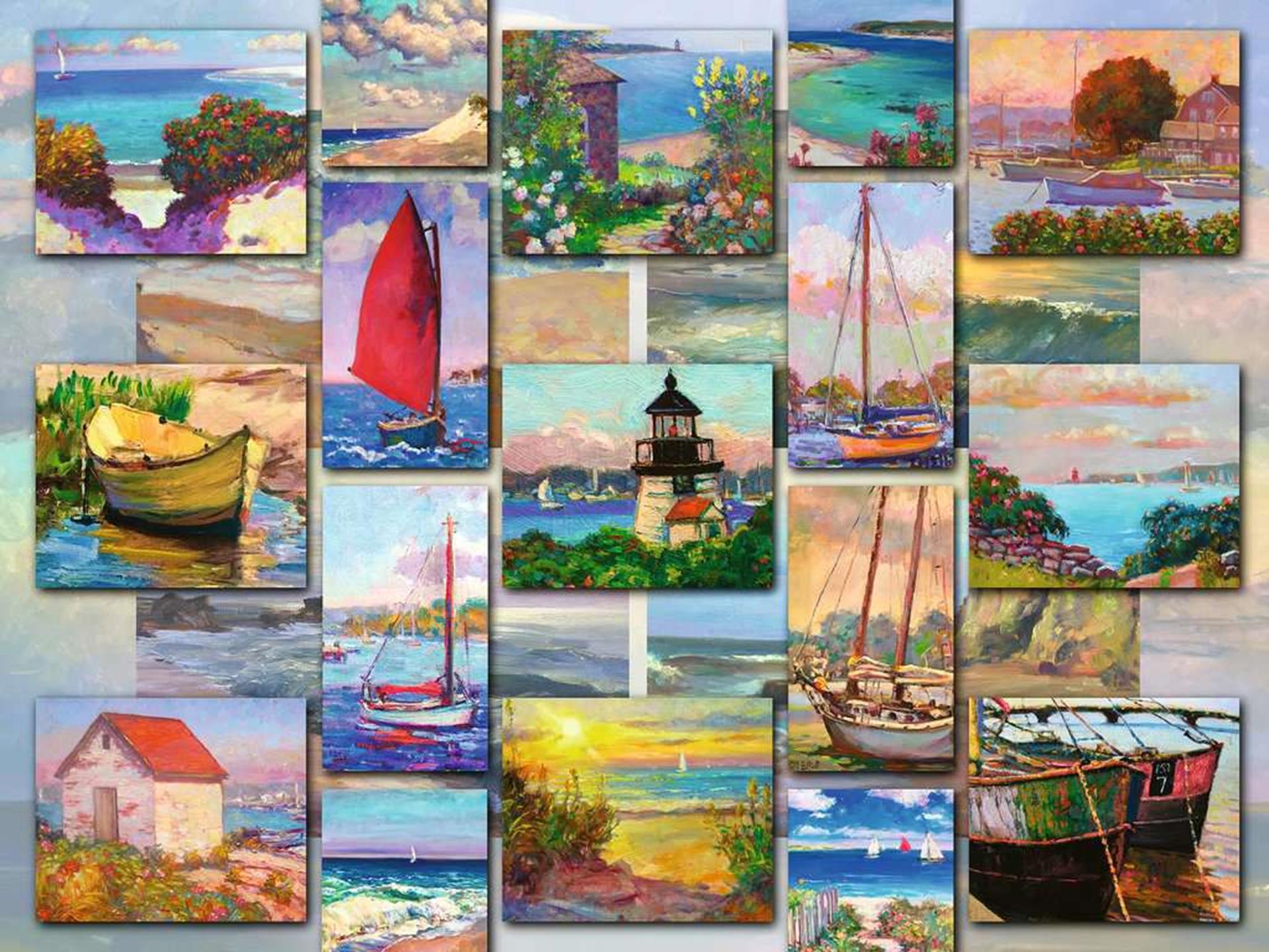 Ravensburger puzzel coastal collage