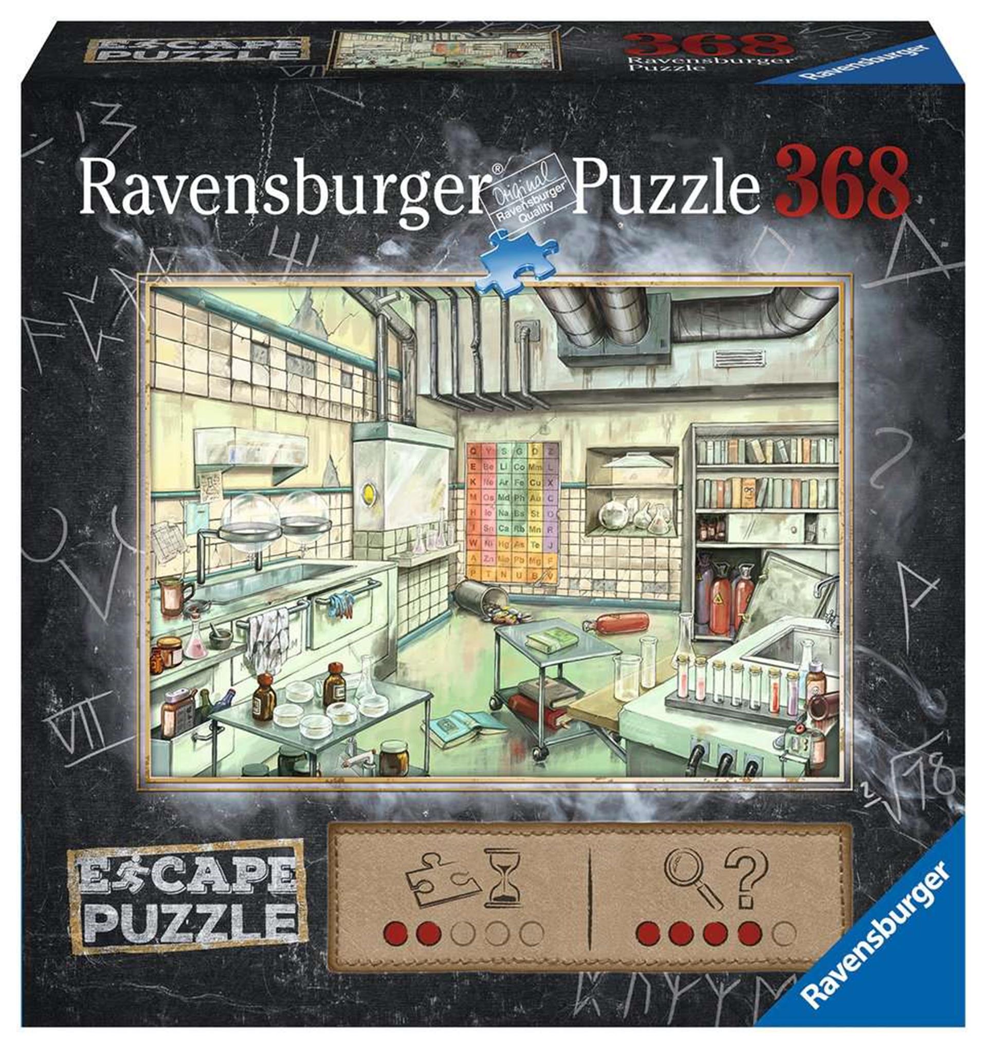 Ravensburger escape puzzel chemistry lab