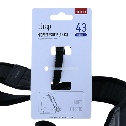 Matin Riem de Luxe Recht Neopreen 43 mm M-6753H