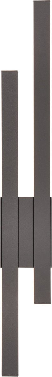 Trio tawa - wandlamp - antraciet - incl. 2x smd 9w - buitenverlichting - ip54