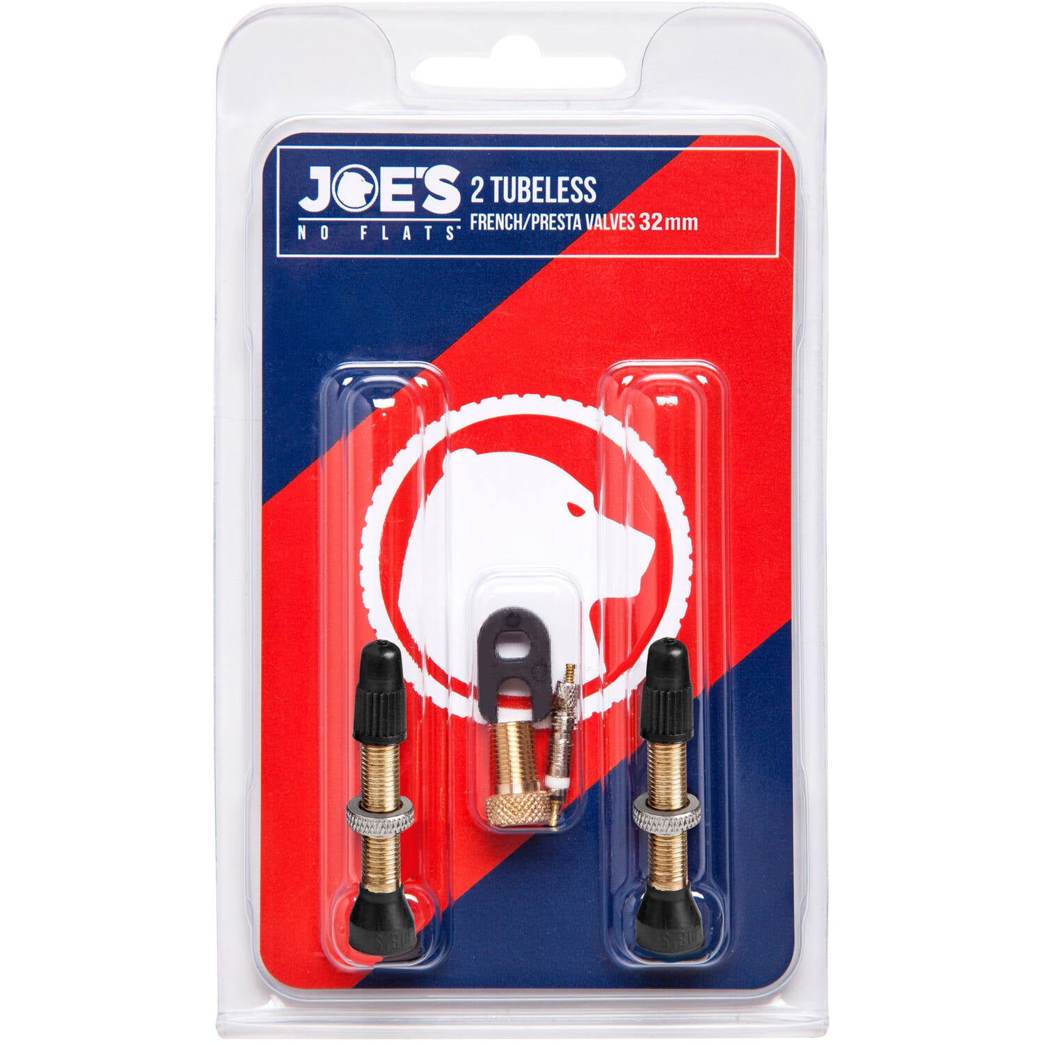 Joe's no flats - valve presta tubeless 32mm (2 pièces)
