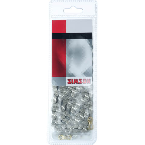 Simson Ketting Derailleur 7 8 - Fietsketting 116 schakels - 7 8 versnellingen - 1 2 x 3 32 - Zwart