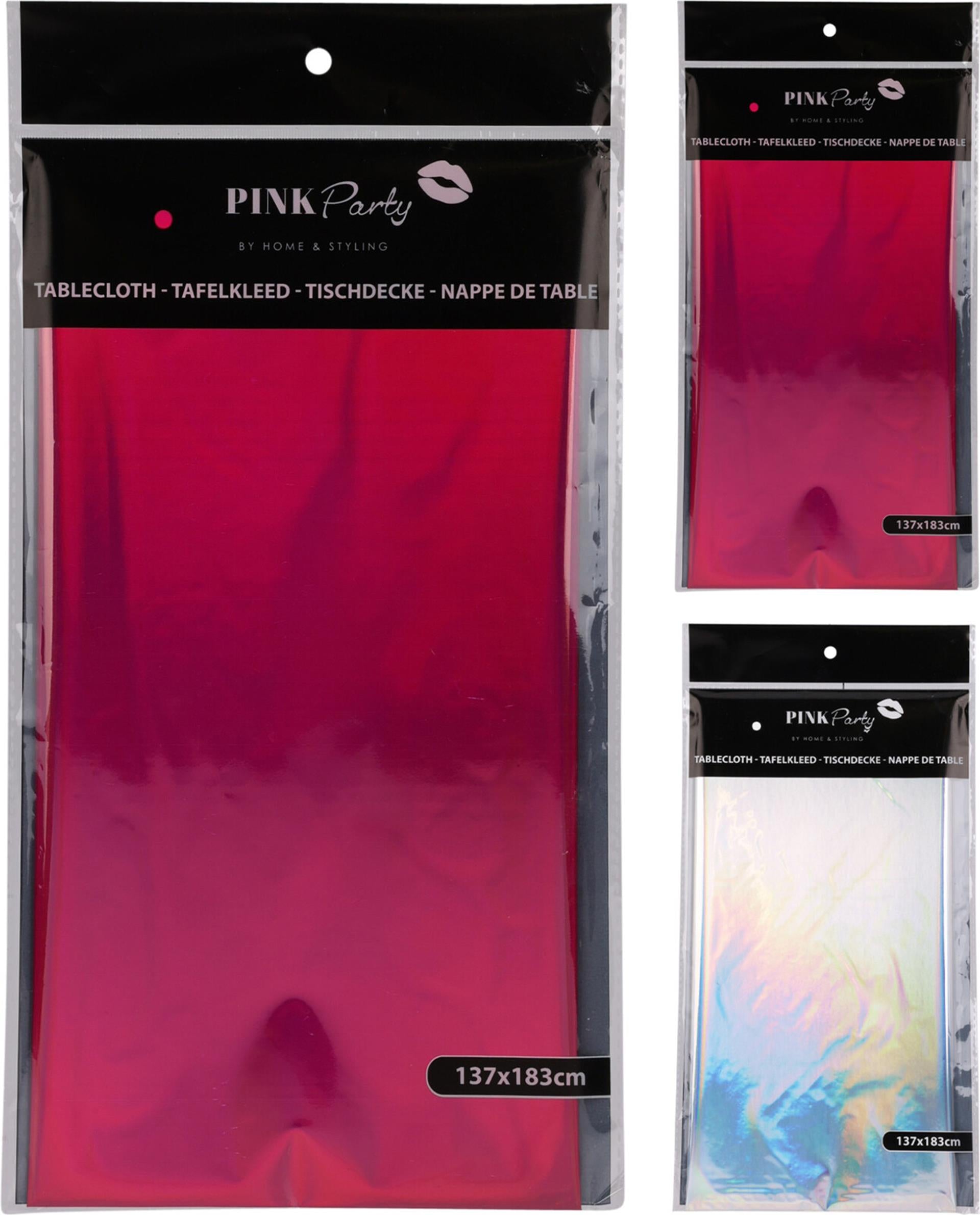 Ty tafelkleed 137x183cm pink par