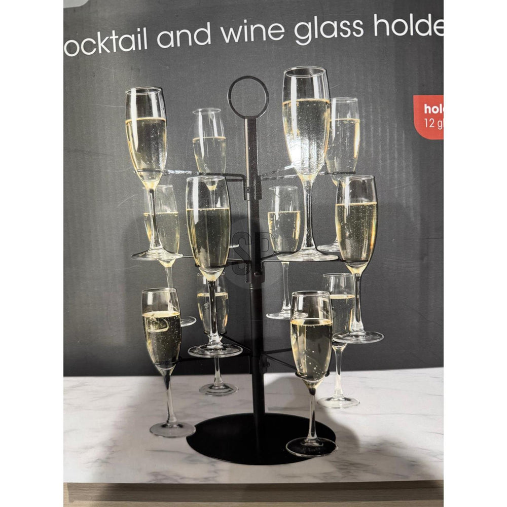 Home styling etagere voor cocktail wijnglazen 3-laags
