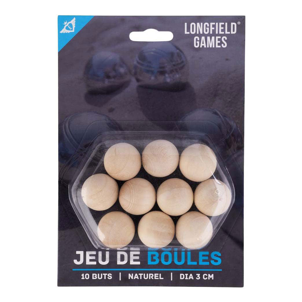 Engelhart wooden bocce balls jacks, 10 pc.