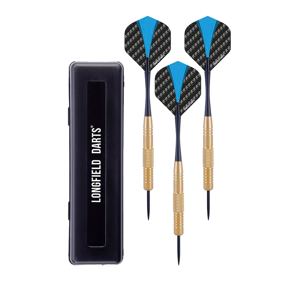 Longfield brass darts 22 gram in case 3 pieces