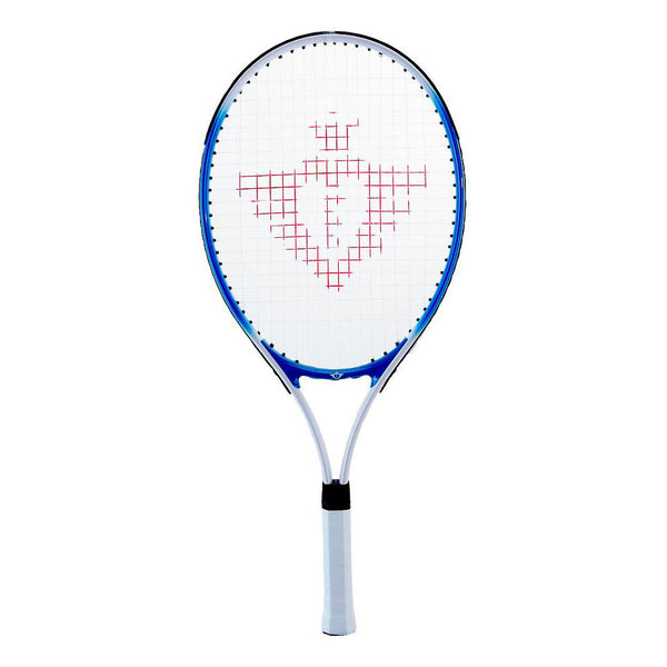 Engelhart tennisracket met hoes en 2 ballen - blauw