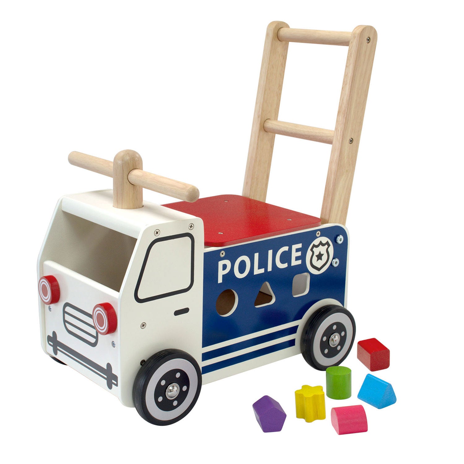 Ik ben Toy Loop- en Duwwagen Politie