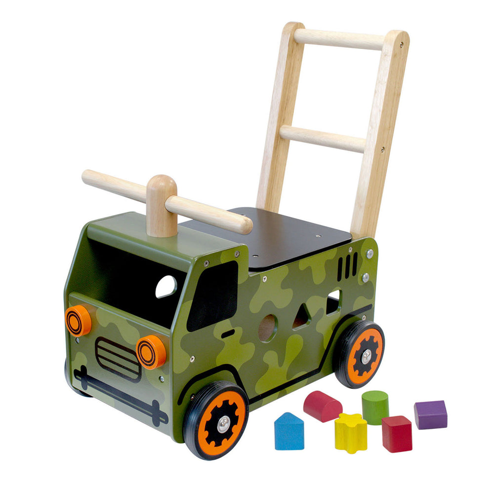 Ik ben Toy Loopen Duwwagen Legertruck
