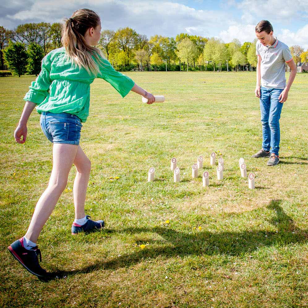 Kubb nummer origineel rubber hout