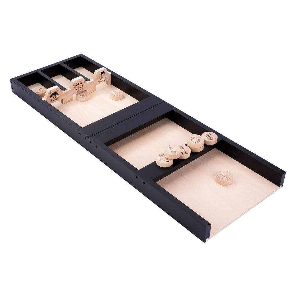 Houten kinder sjoelbak dieren, 80cm
