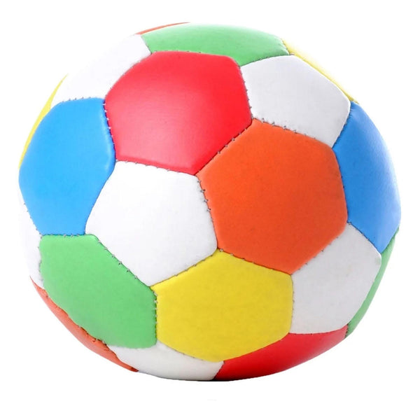 Engelhart zachte softbal 10 cm – meerkleurig – 32 panels – foam speelbal – recreatieve bal – sport- en spelbal – kindvriendelijk speelgoed –