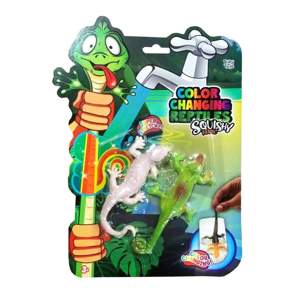 Rekbare kleurveranderende reptielen