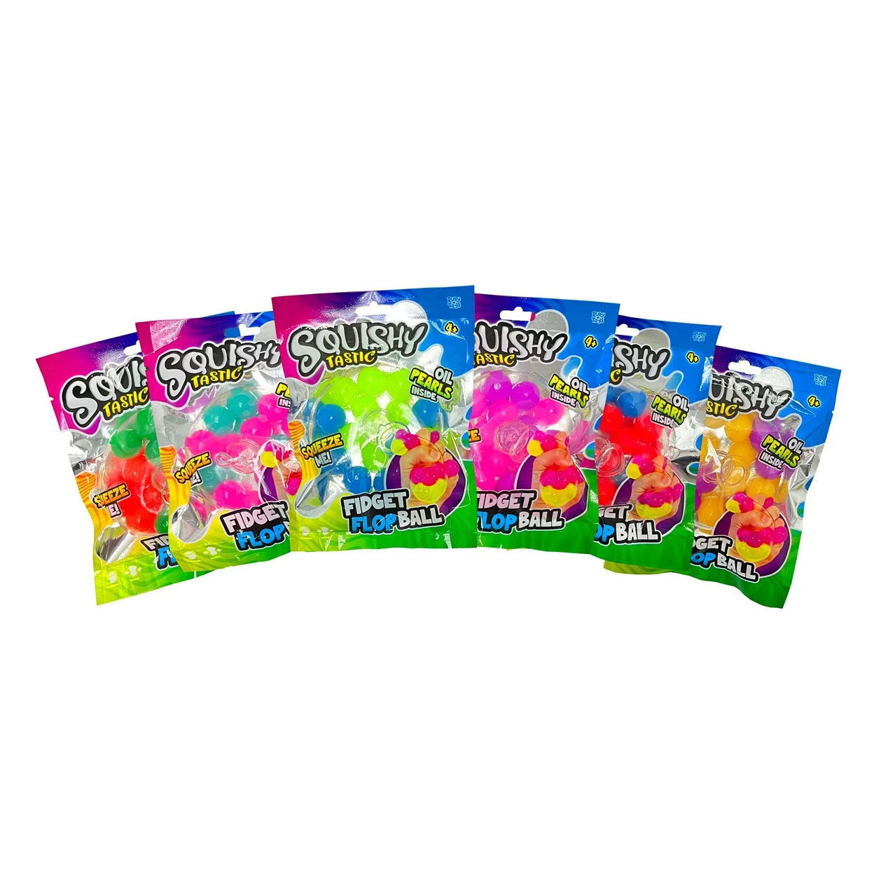 Squishy tastische fidget flubberbal met oliekralen