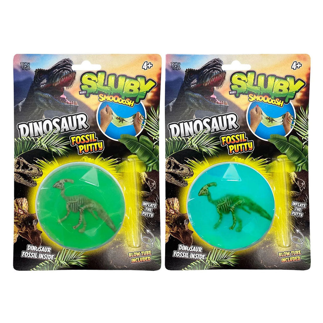 Sluby dinosaurus skelet stopverf