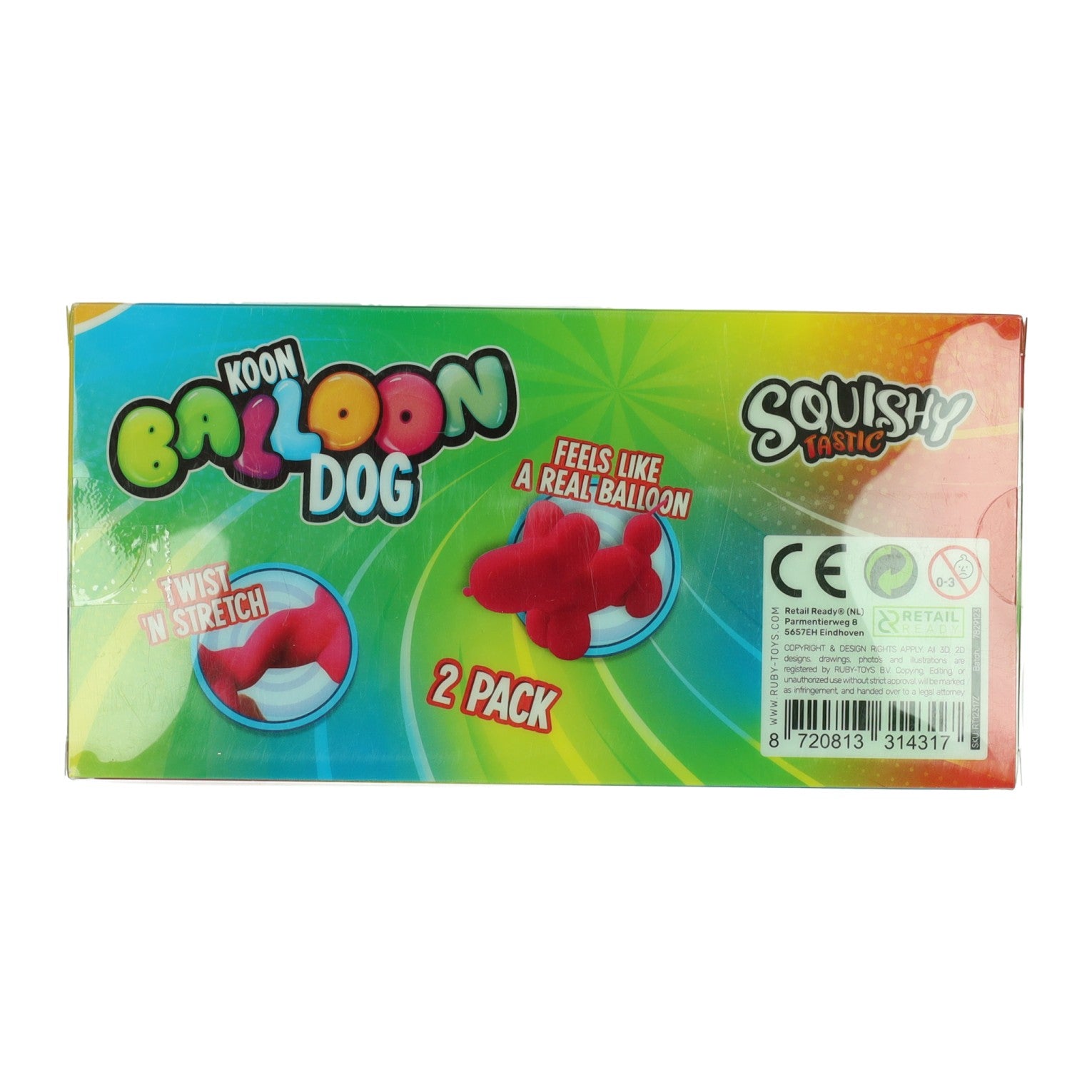 Koon ballon squishy honden - 2st