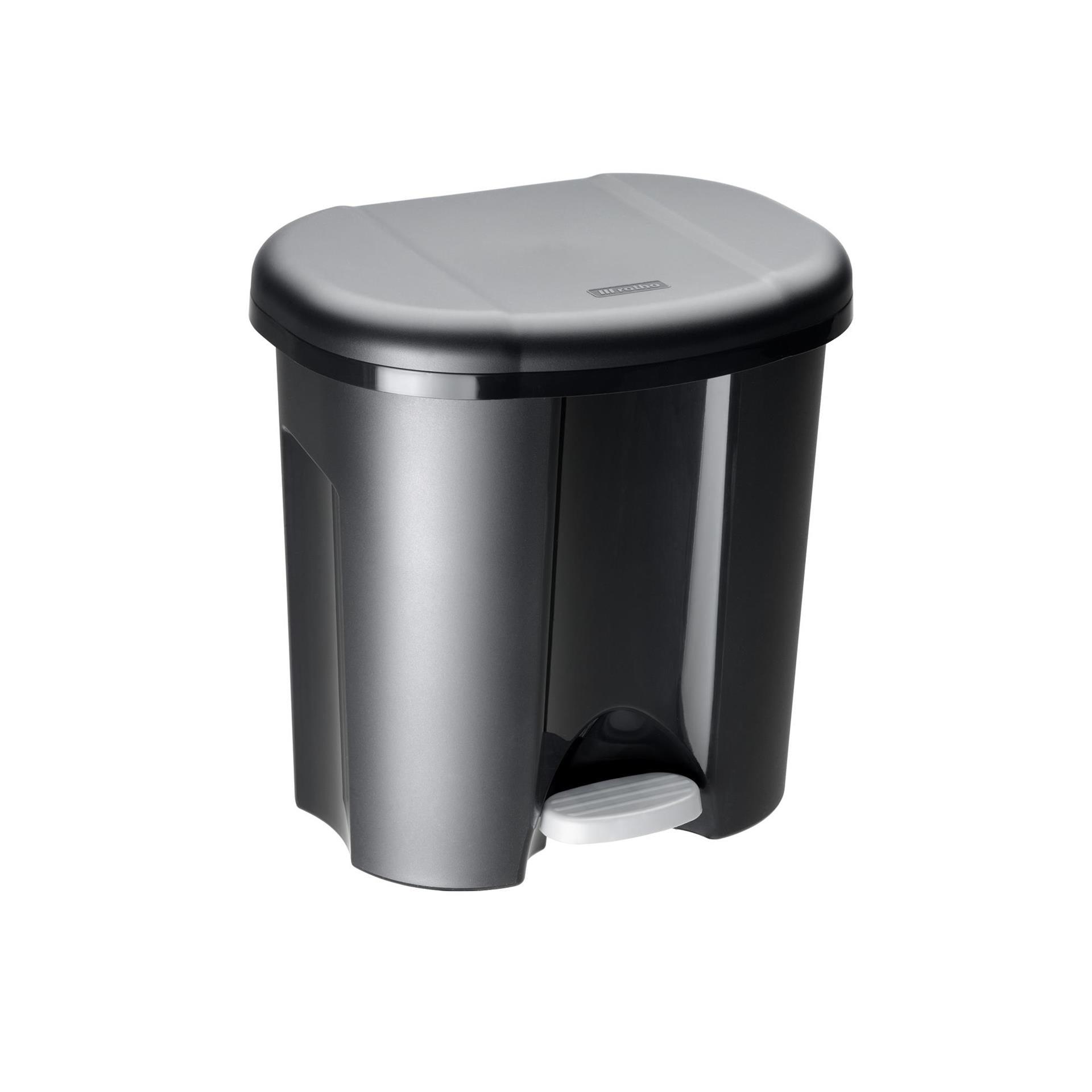 Rotho pila afvalbak 2 x 10l zwart