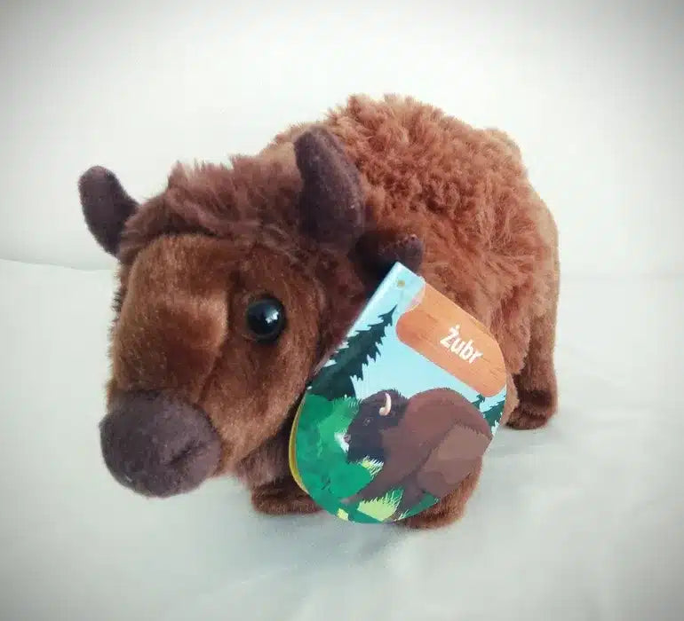 Intro pluche bizon van zeer zacht pluche