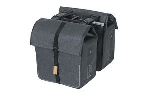 Basil Urban Dry Double Bag MIK 50L charbon mêlé