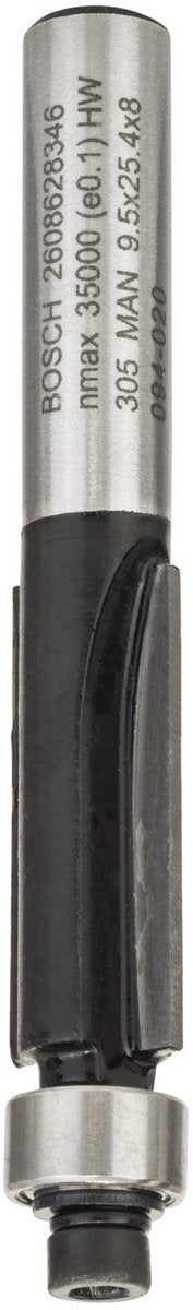 Bosch - kantenfrezen 8 mm, d1 9,5 mm, l 25,4 mm, g 68 mm