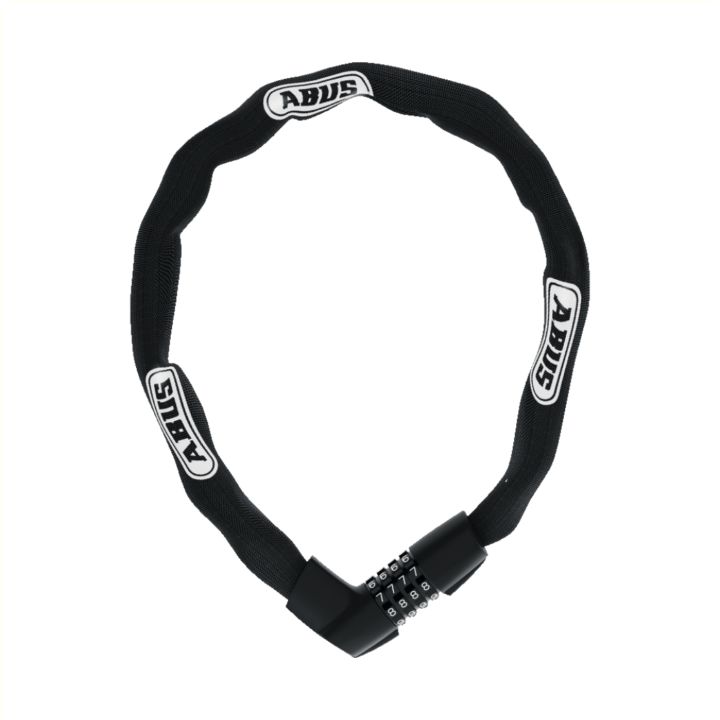 Antivol à chaîne Abus Tresor avec code numérique 1385 75 Noir