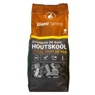 Reuze vlammen fsc houtskool 3 kg