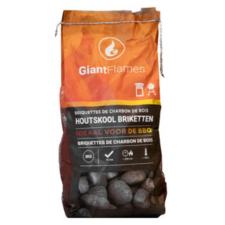 Reuzenvlammen pefc houtskool briket 3 kg