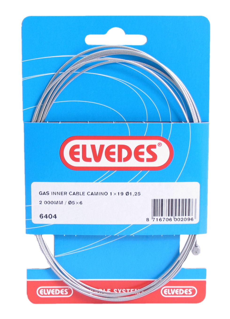 Elvedes gasbinnenkabel honda camino 2 meter