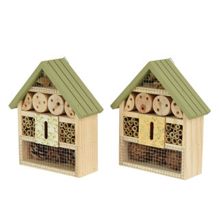 Insectenhuis vurenhout 2 assorti | 3 stuks