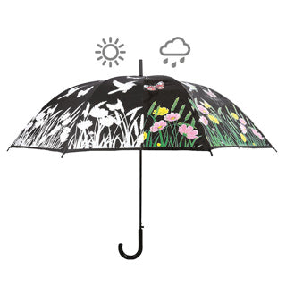 Esschert design kleur veranderende paraplu vogel