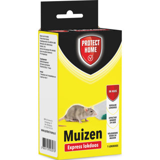 No brand protect home express muizenmiddel muizen en ratten | 2 stuks