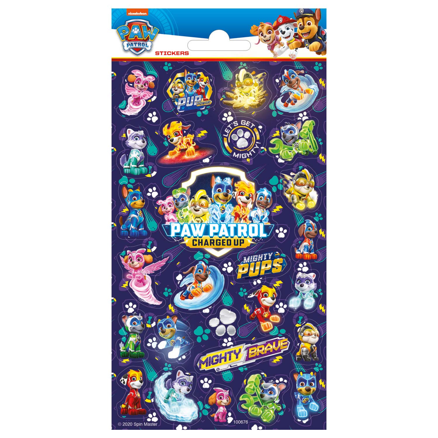 Totum stickervel Twinkle Paw Patrol