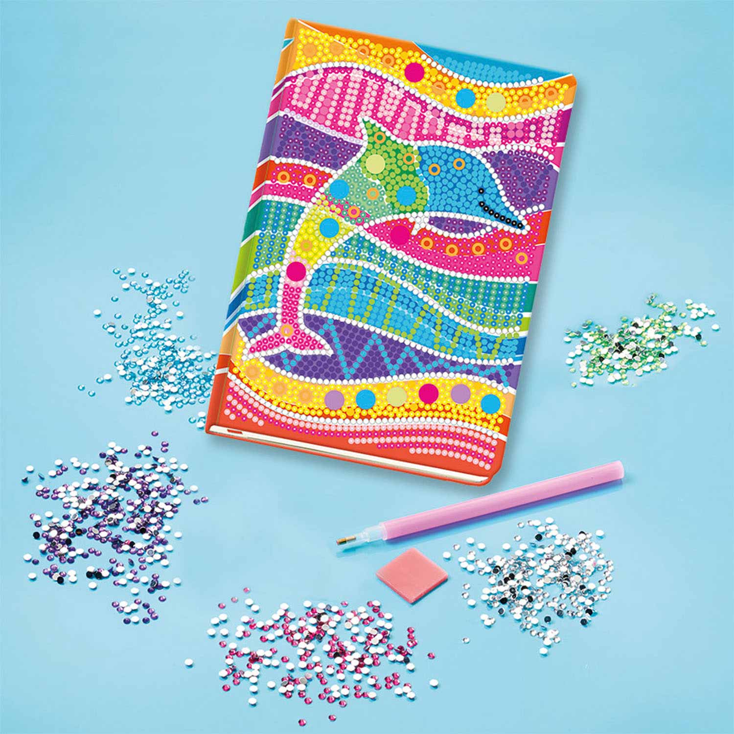 Totum diamant schilderij dagboek - dolfijn