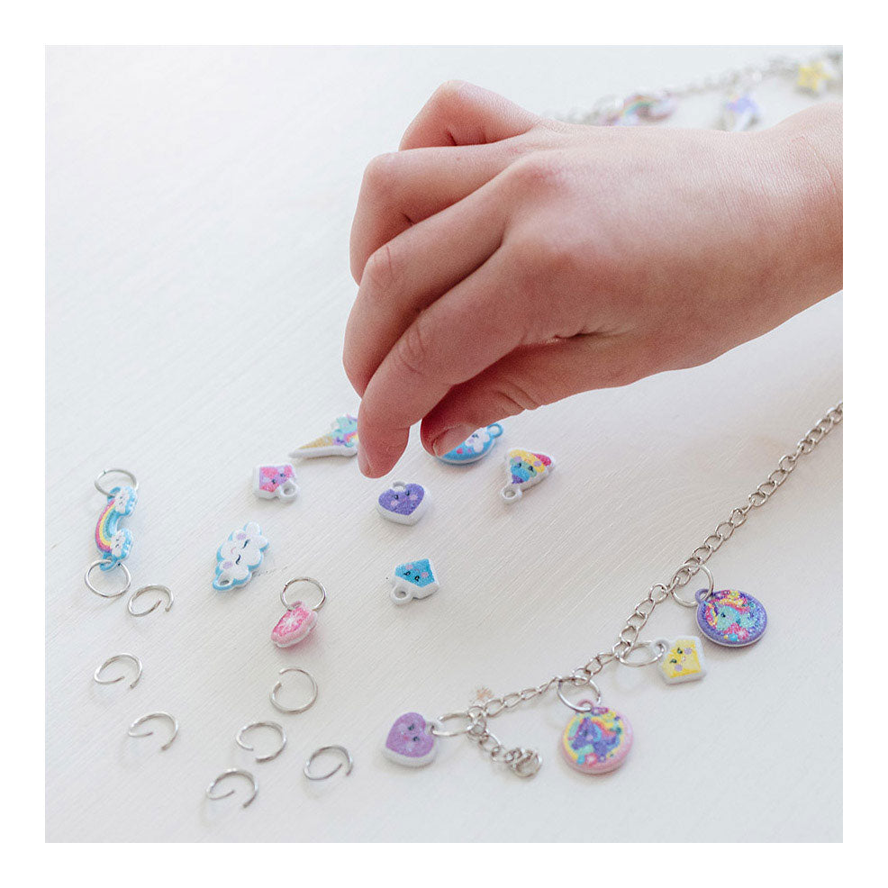 Totum unicorn - puffy charm bracelets