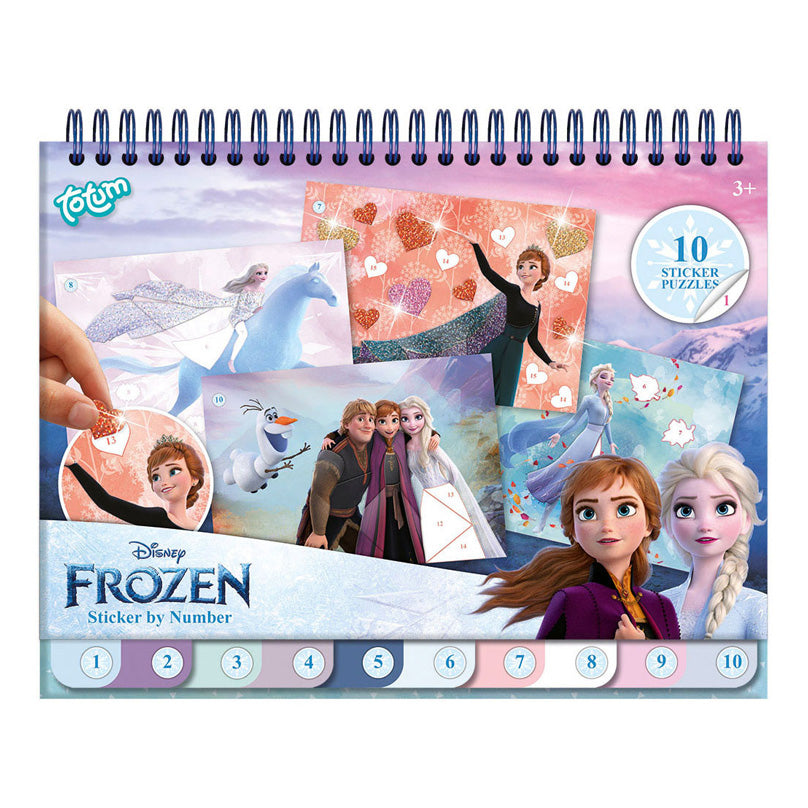 Totum frozen stickeren op nummer boek
