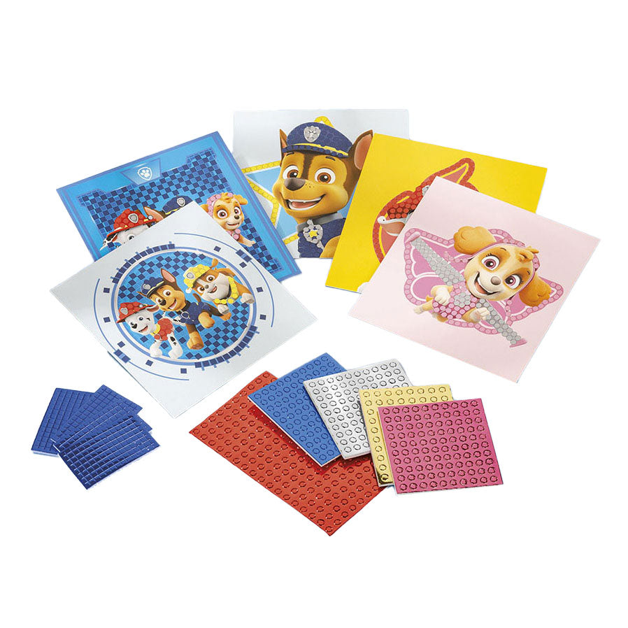 Totum 3in1 Paw Patrol strijkkalen, gipsgieten en pixelkunst knutselset