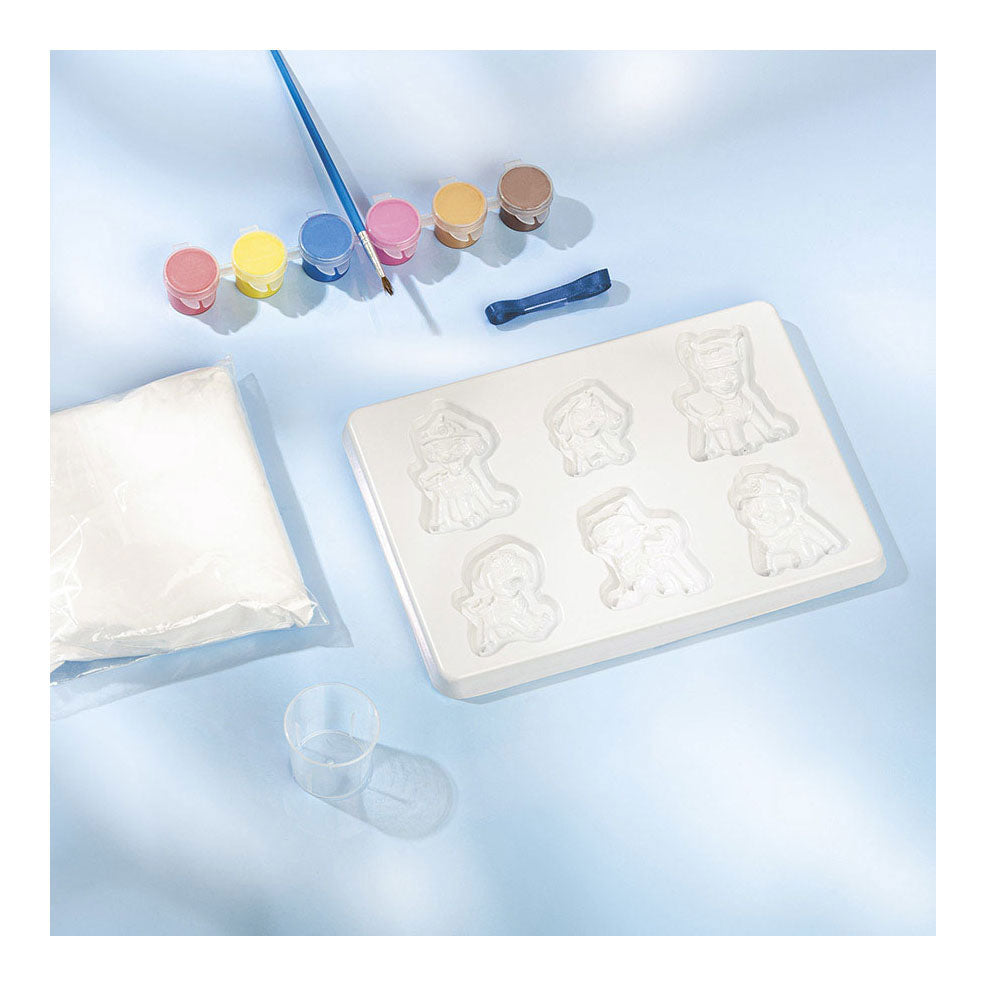Totum 3in1 paw patrol strijkkalen, gips gieten en pixelkunst knutselset