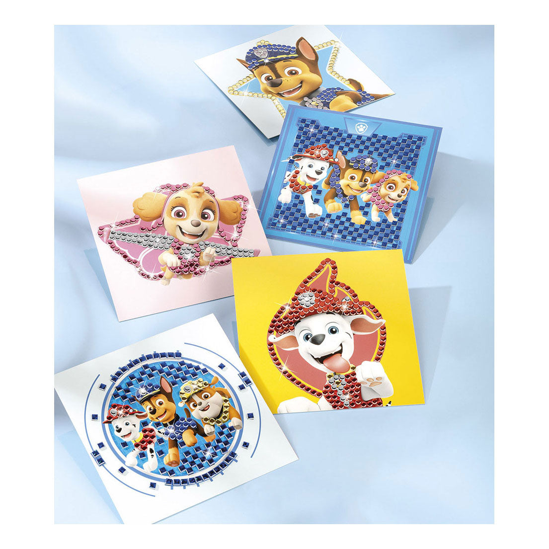 Totum 3in1 paw patrol strijkkalen, gips gieten en pixelkunst knutselset