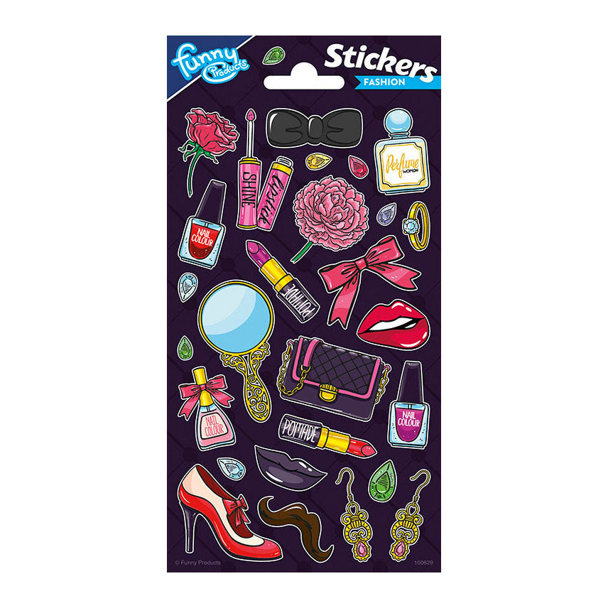 Totum stickervel glitter mode
