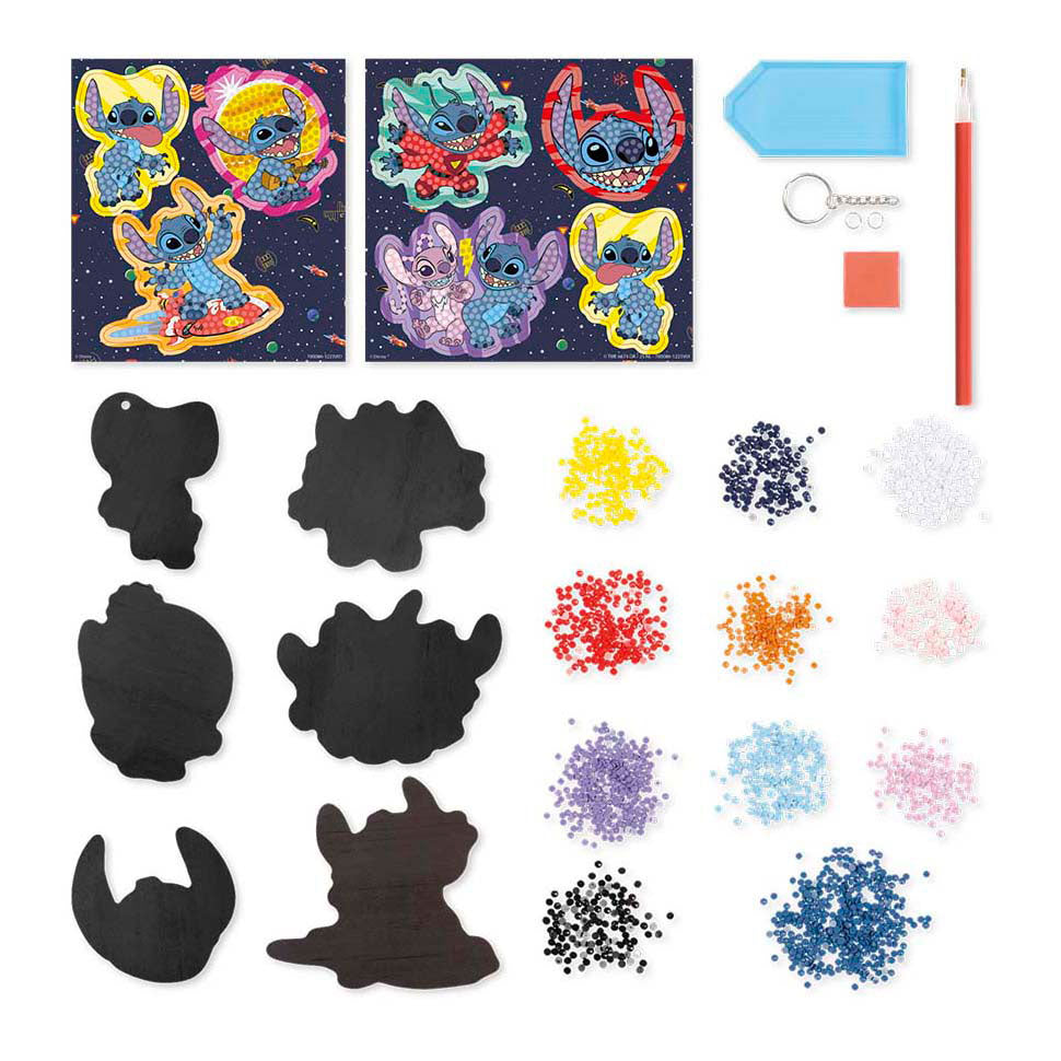 Totum 3in1 stitch diamond painting, armbanden maken en gips gieten knutselset