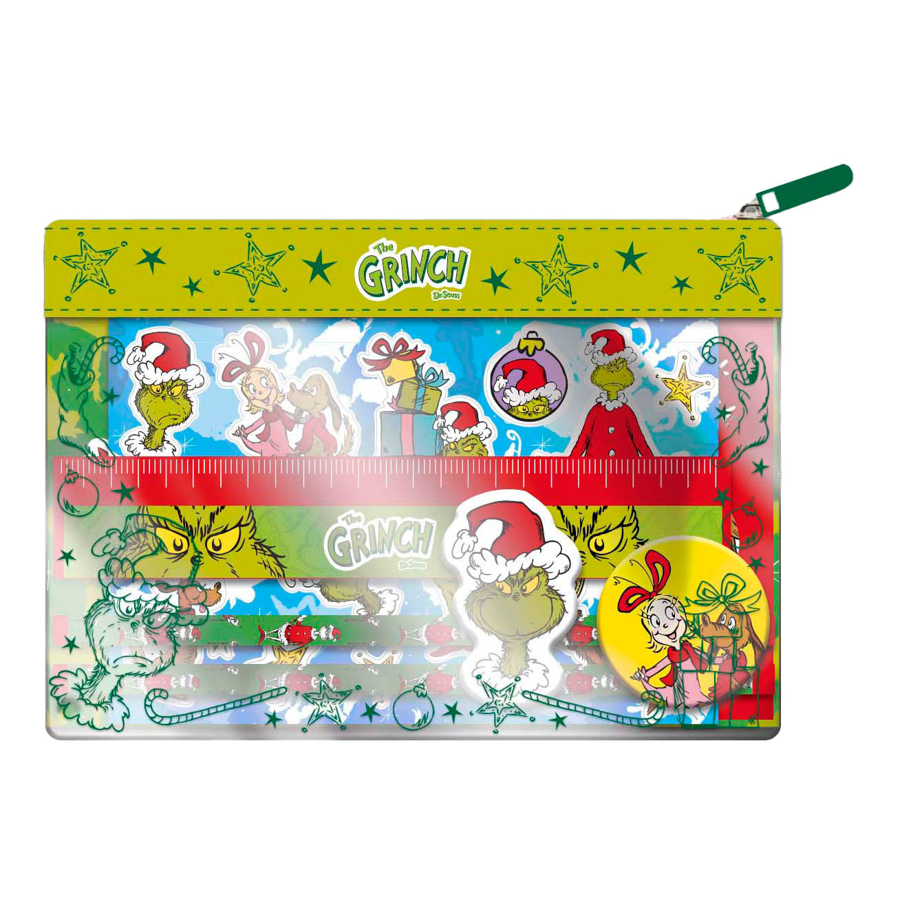 Creatieve ambachtsgroep totum gevulde etui grinch