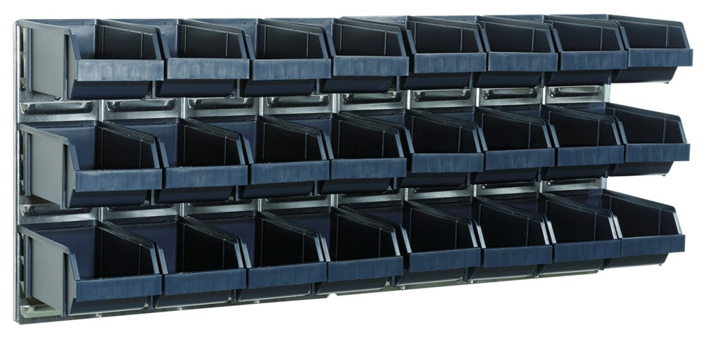Raaco magazijnbakken 2 wandpanelen met 24 bakjes - 181228 - 181228